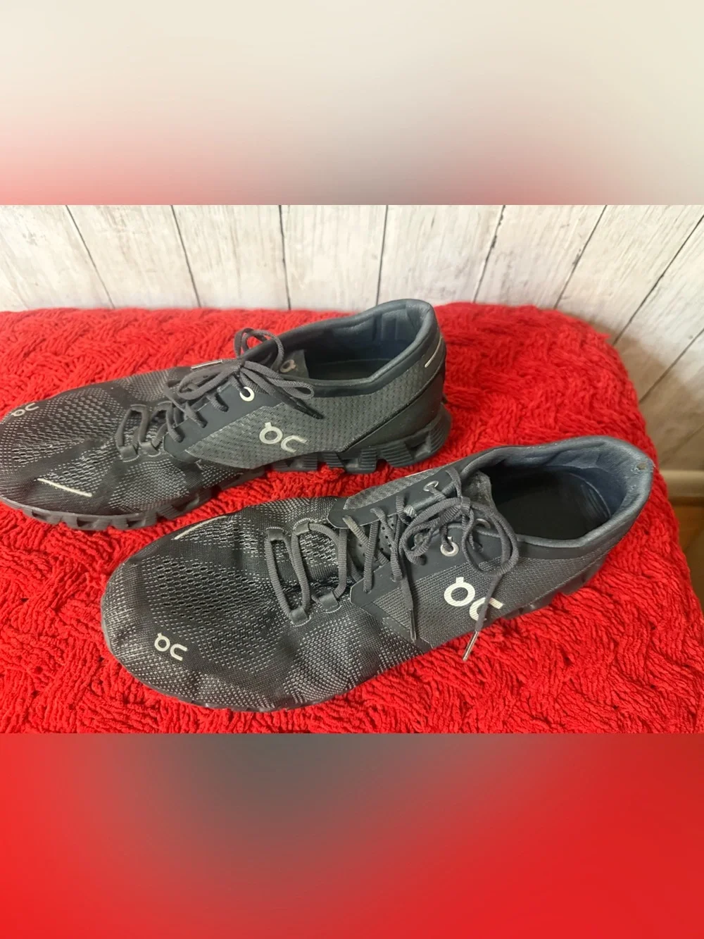 On Cloud 6 Triple Black Mens Running 3MF10071043 Athletic Casual Shoes